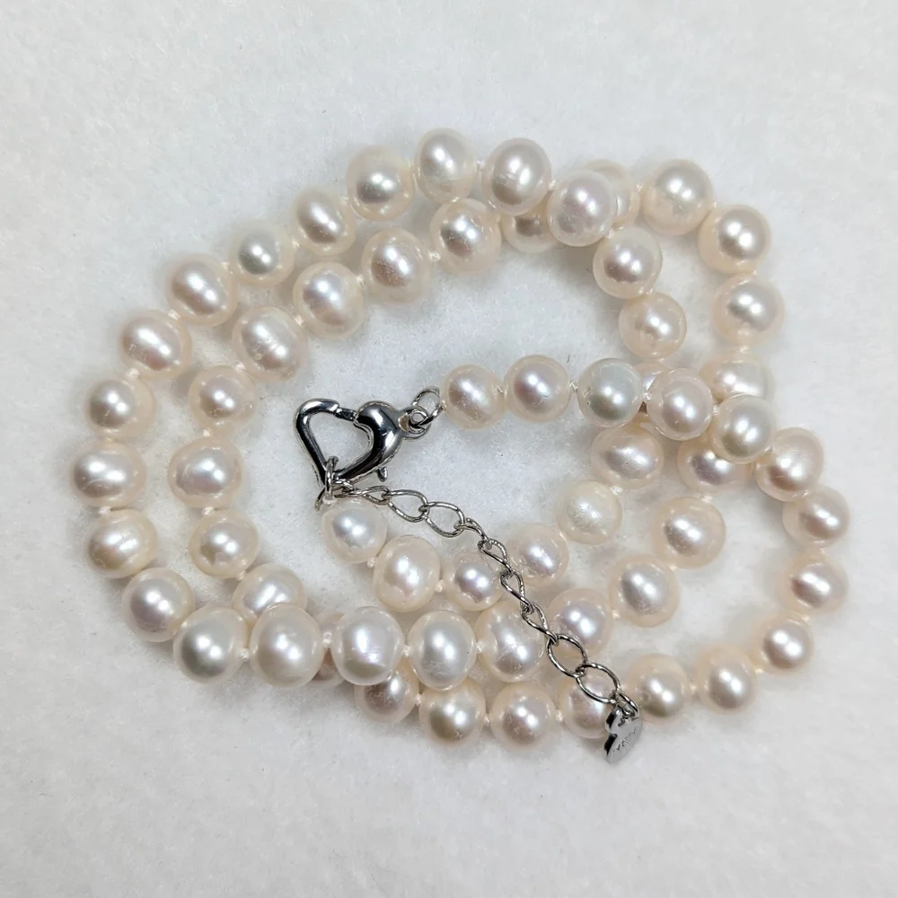 REAL - 7-8mm Pearl Necklace - Picture 7 of 13